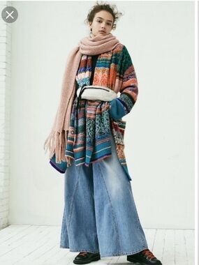 Free People Multicolor Boho Cardigan